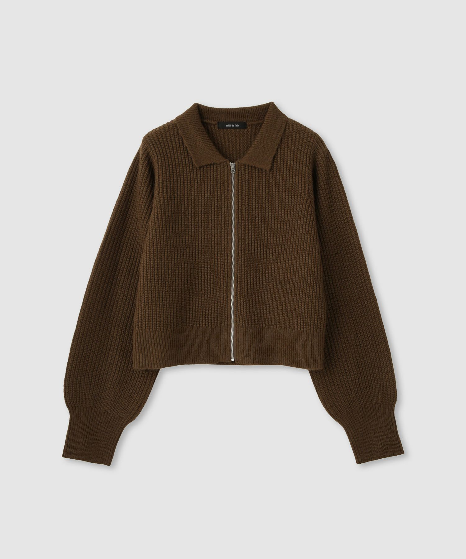 [さらに50%OFF]milli de l'air  モヘヤタッチジップニット レディース商品画像-21