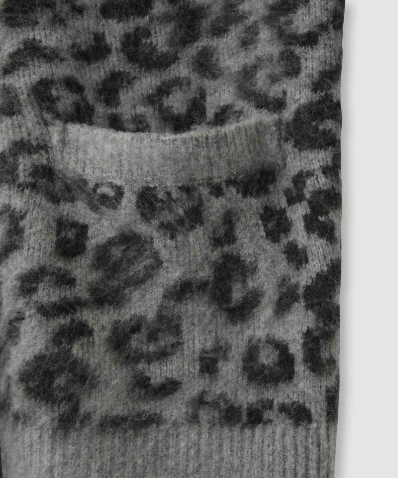 milli de l'air  シャギーレオパードカーディガン レディース商品画像-17