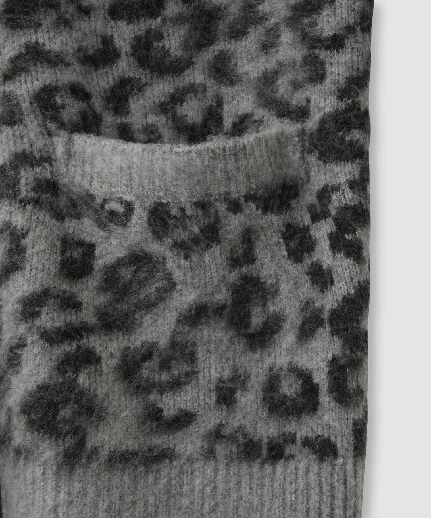 milli de l'air シャギーレオパードカーディガン レディース