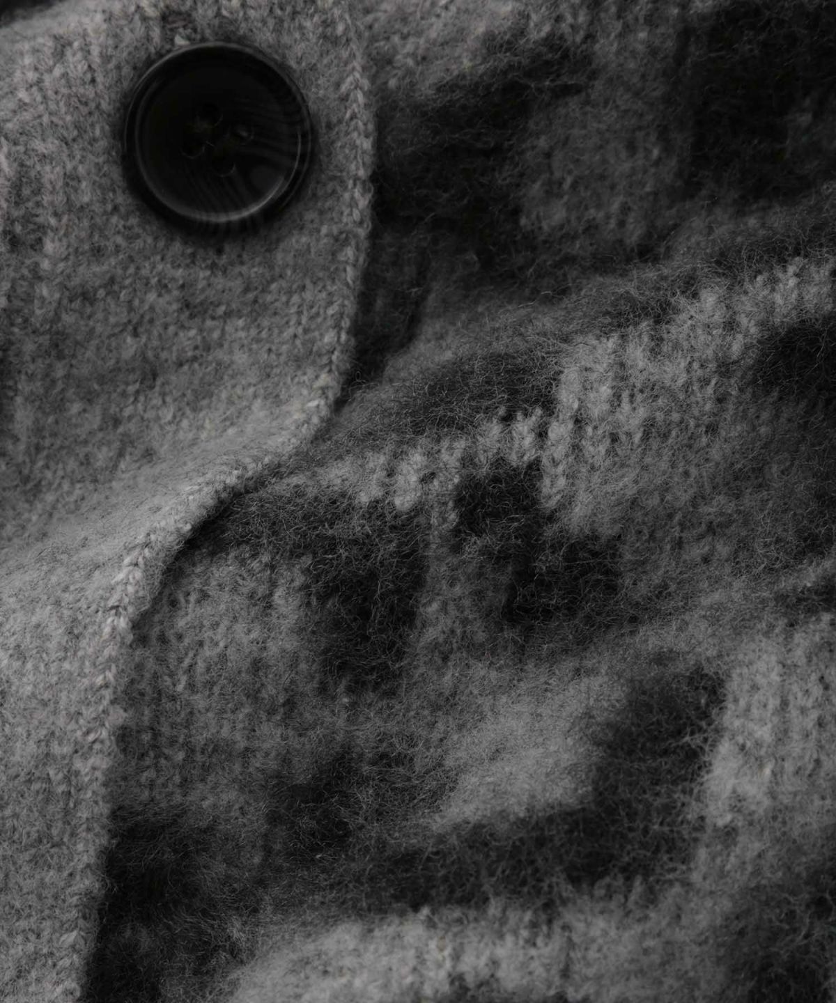 milli de l'air シャギーレオパードカーディガン レディース