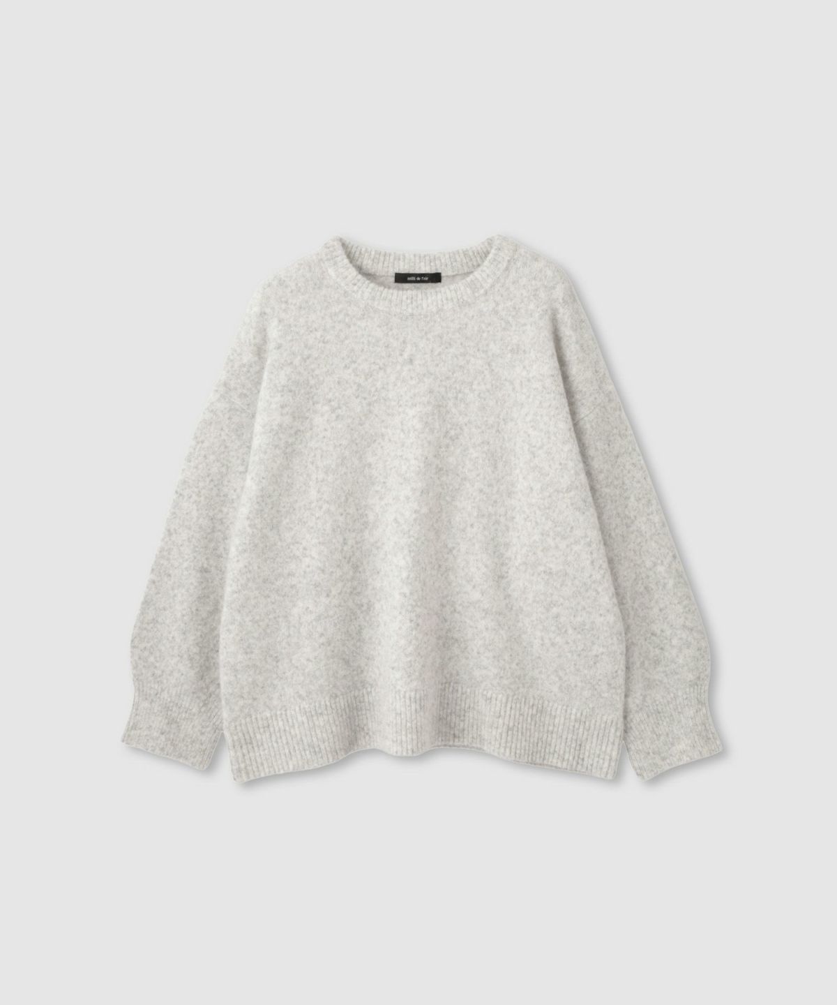 milli de l'air オーバーサイズメランジスフレニット レディース