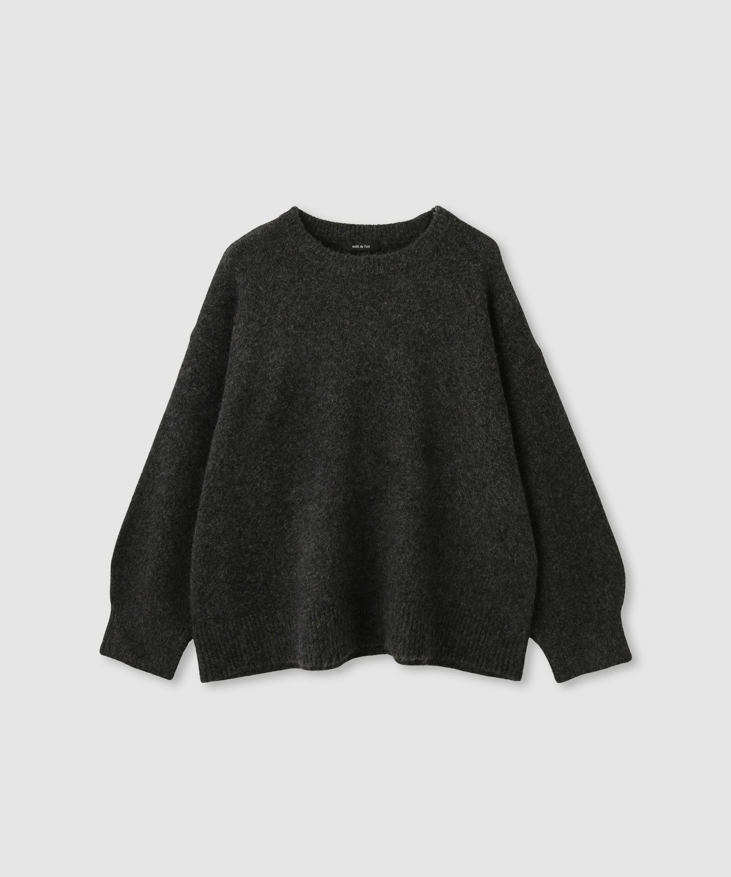 [さらに50%OFF]milli de l'air  オーバーサイズメランジスフレニット レディース商品画像-23