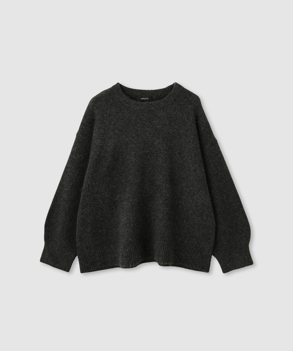 milli de l'air オーバーサイズメランジスフレニット レディース