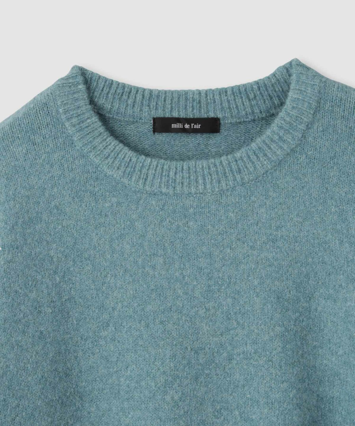 milli de l'air オーバーサイズメランジスフレニット レディース