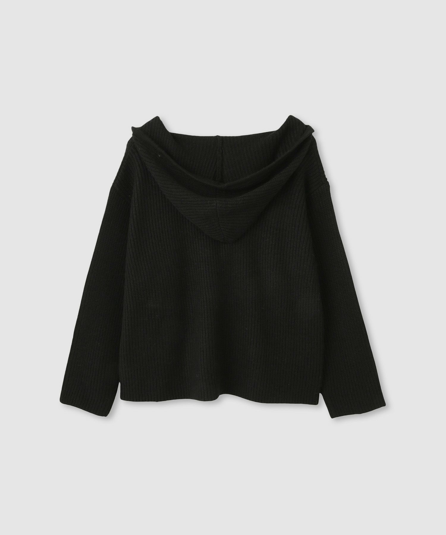 milli de l'air  モヘヤタッチ片畦フーディニット レディース商品画像-26