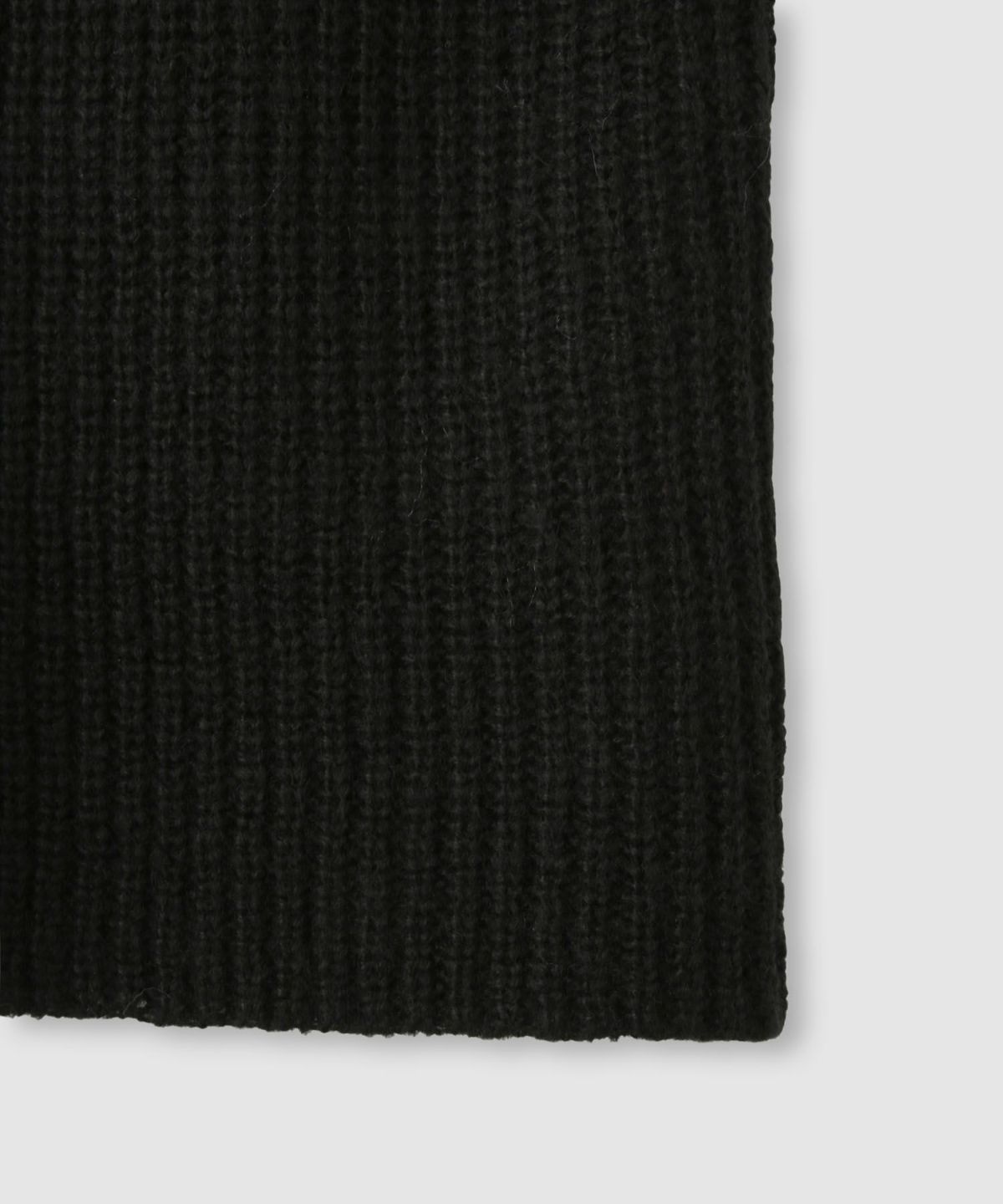 milli de l'air モヘヤタッチ片畦フーディニット レディース