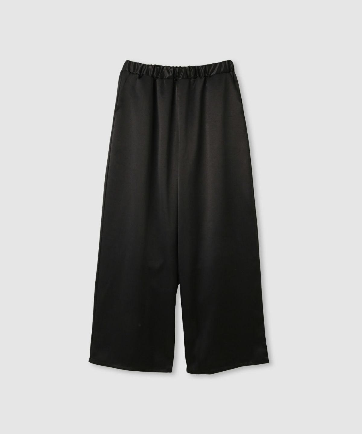 milli de l'air ヘビーサテンイージーワイドパンツ レディース