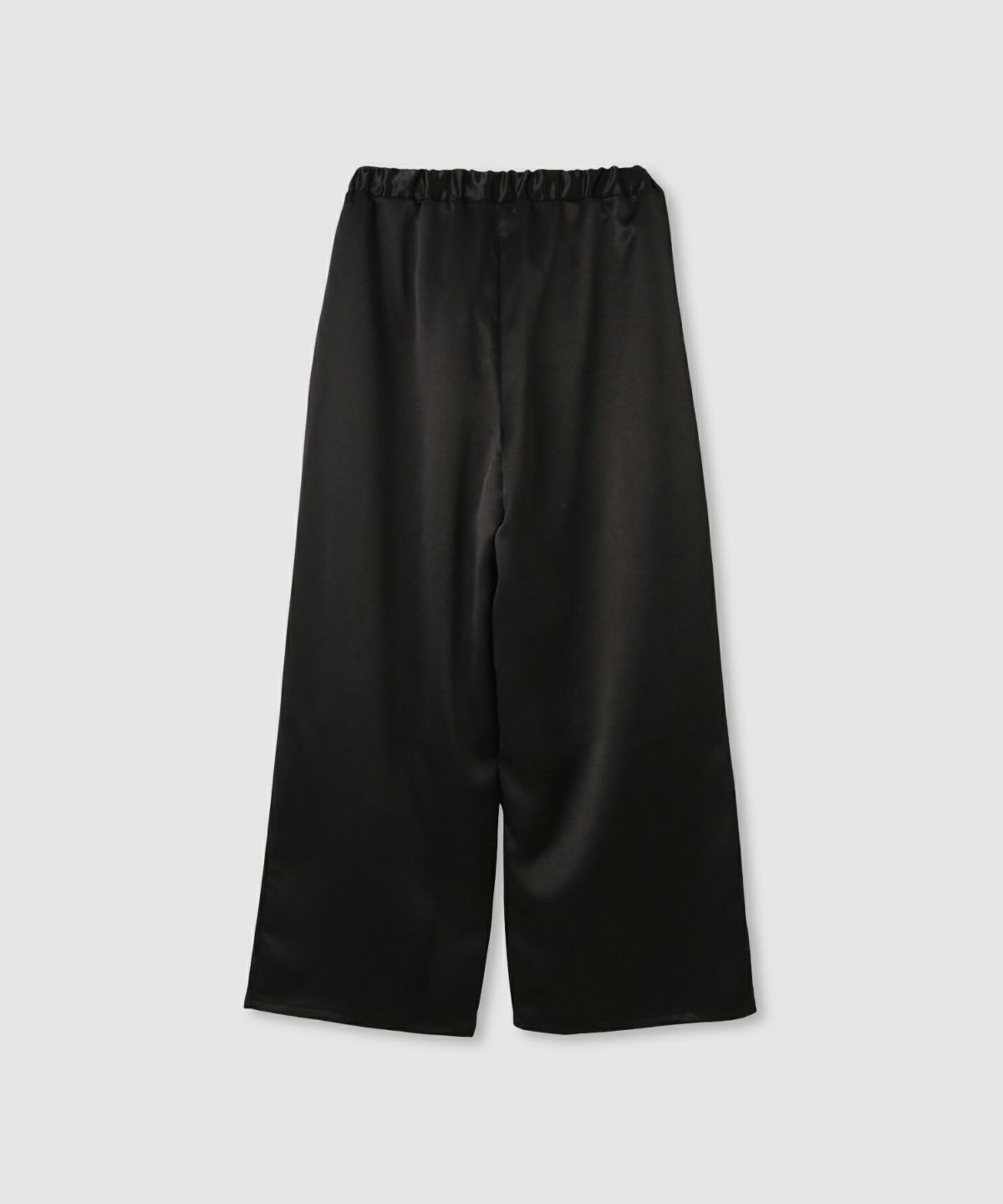 milli de l'air ヘビーサテンイージーワイドパンツ レディース