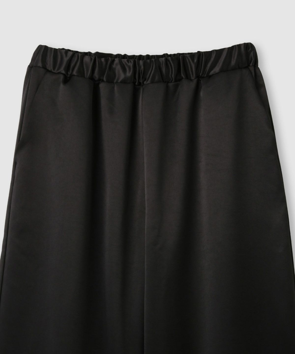 milli de l'air ヘビーサテンイージーワイドパンツ レディース