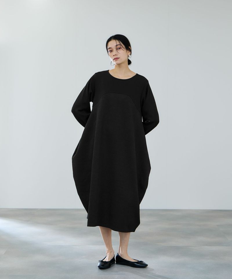 milli de l'air  ジャガードコクーンワンピース レディース商品画像-1