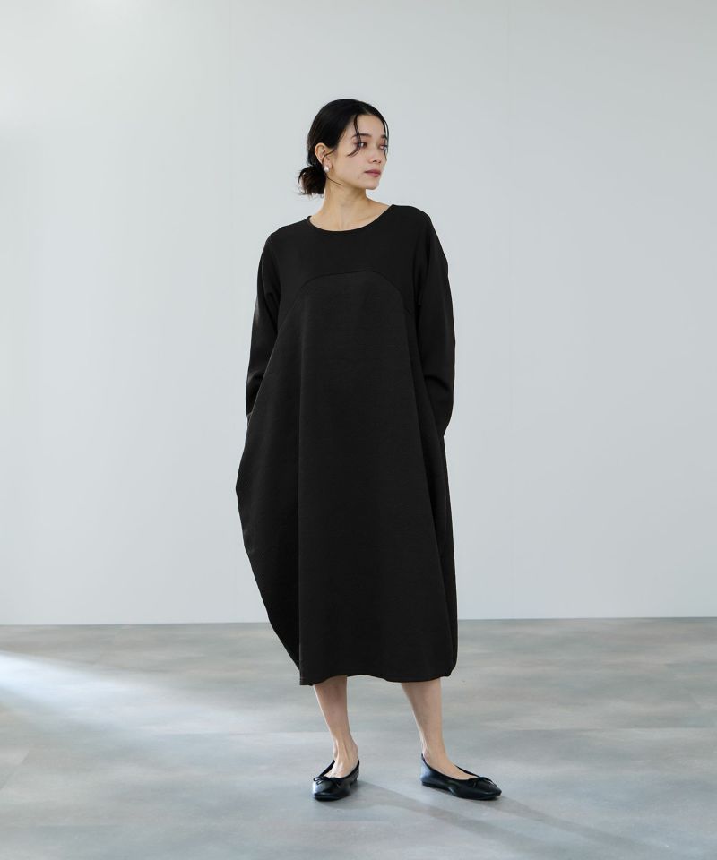 milli de l'air  ジャガードコクーンワンピース レディース商品画像-4