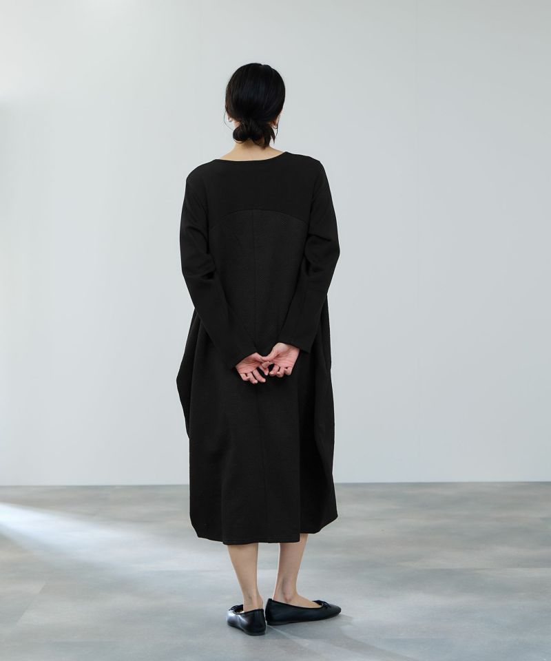 milli de l'air  ジャガードコクーンワンピース レディース商品画像-7