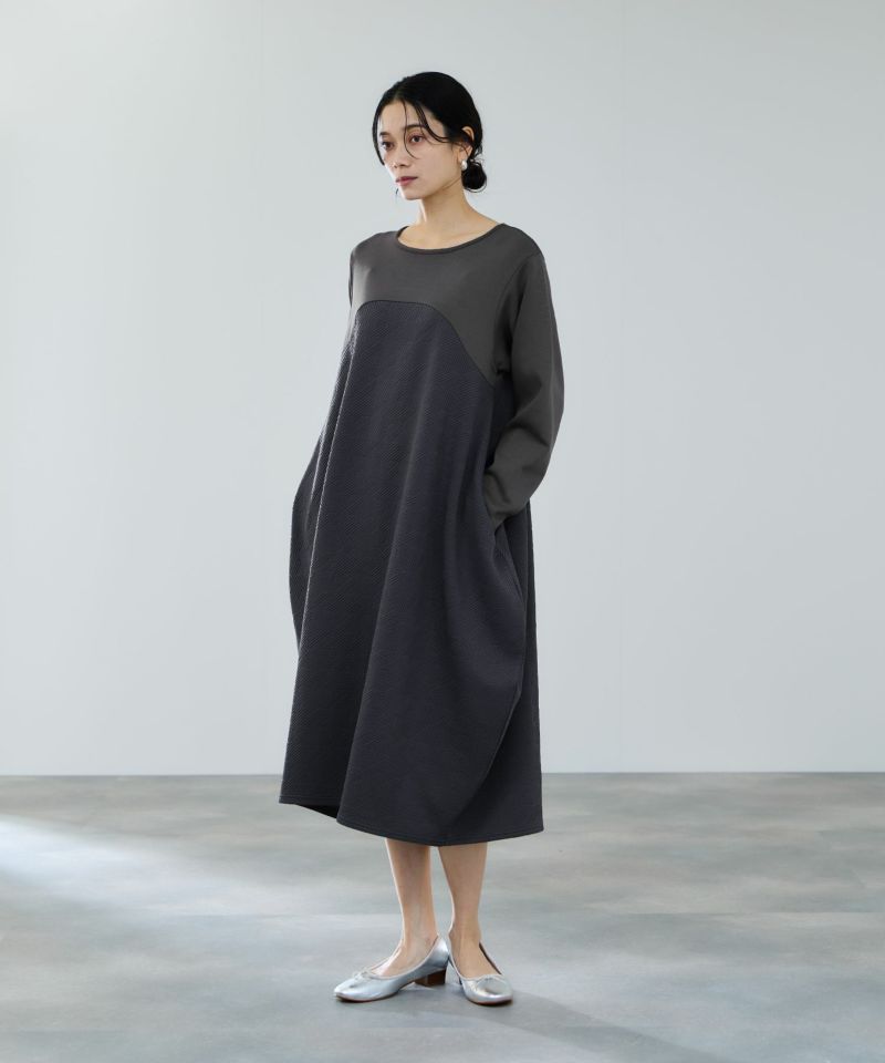 milli de l'air  ジャガードコクーンワンピース レディース商品画像-9