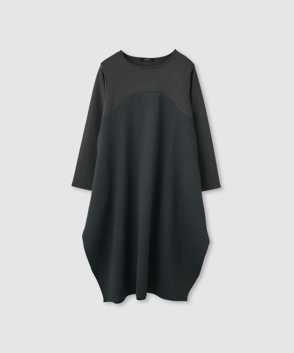 milli de l'air ジャガードコクーンワンピース レディース