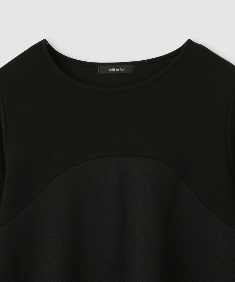 [値下げ]milli de l'air  ジャガードコクーンワンピース レディース商品画像-13