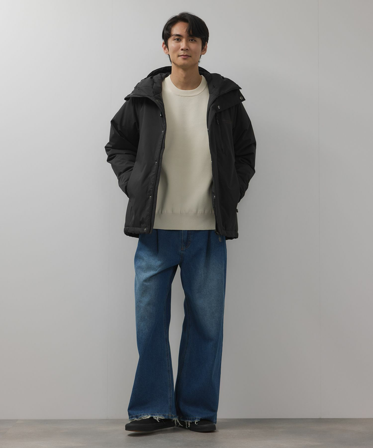 FIRST DOWN オールウェザーリップ 裏アルミ中綿パーカー メンズ商品サムネイル-12