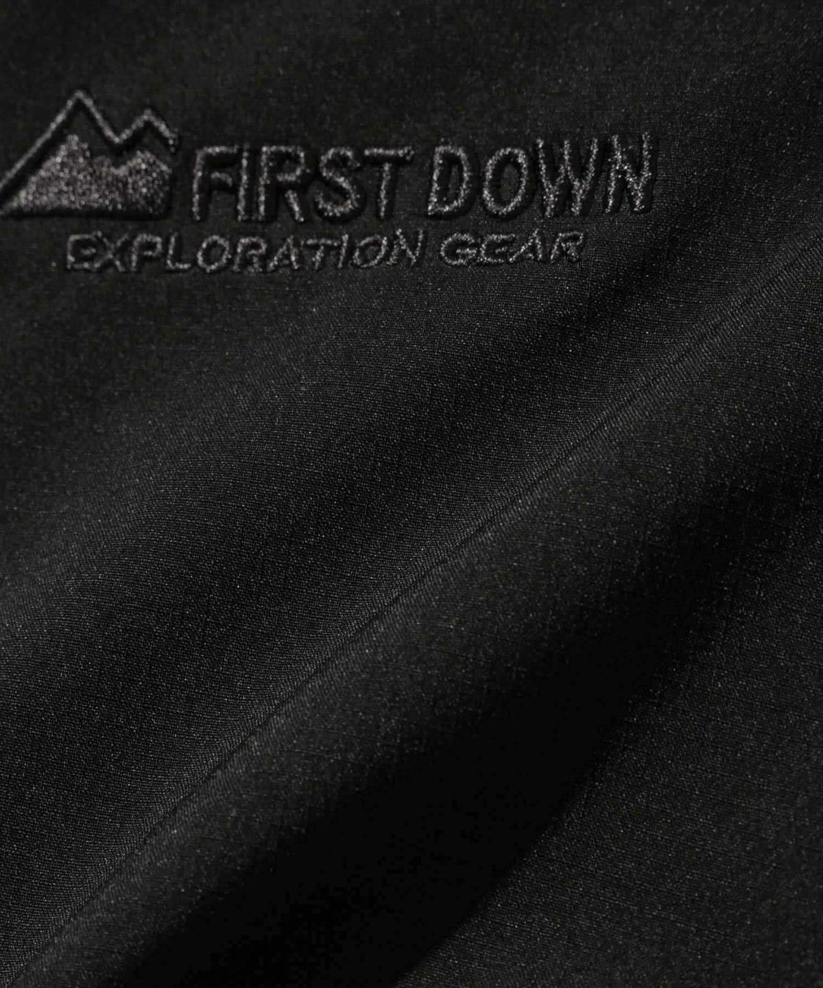 FIRST DOWN オールウェザーリップ 裏アルミ中綿パーカー メンズ