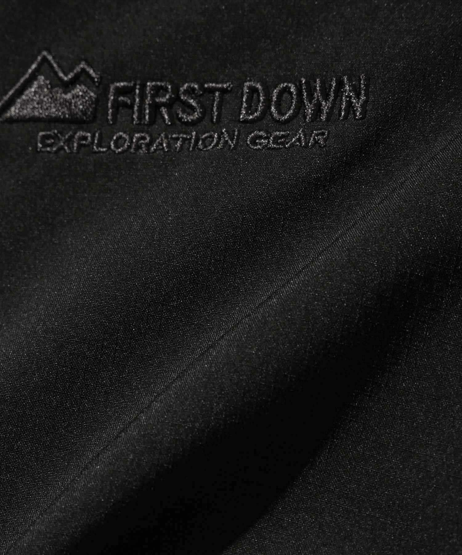 FIRST DOWN オールウェザーリップ 裏アルミ中綿パーカー メンズ