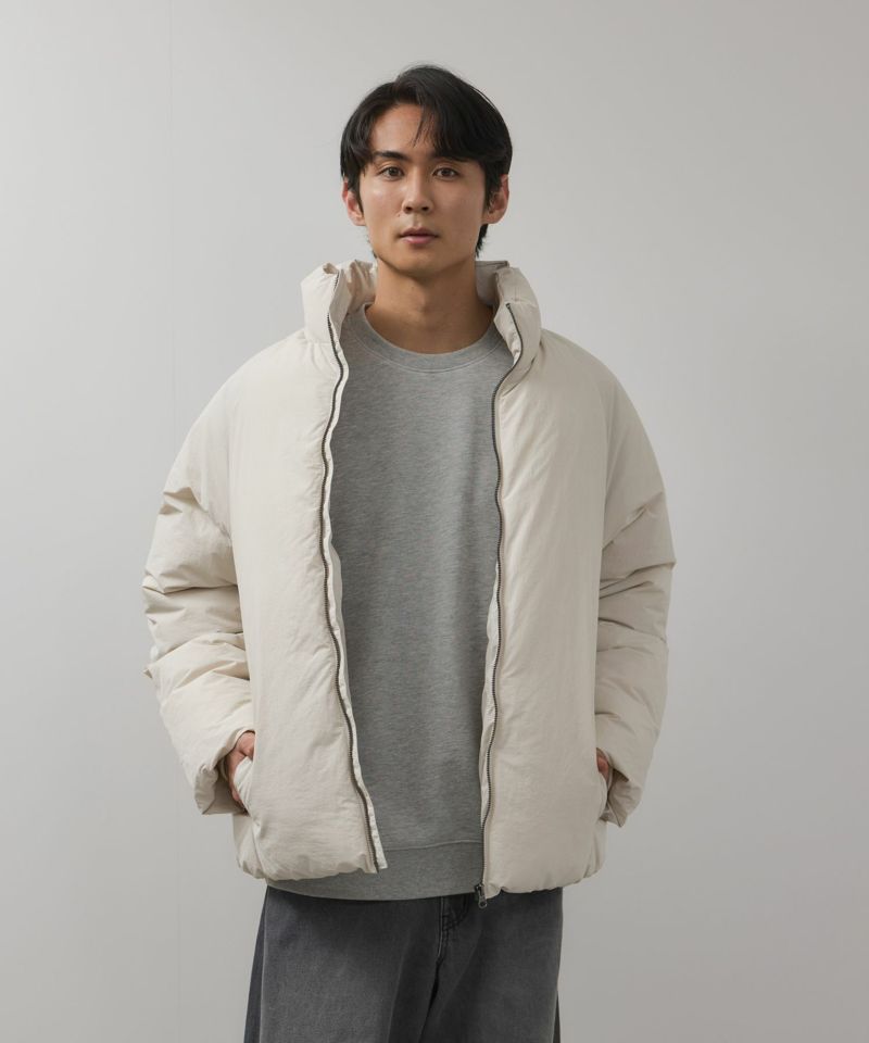 URBAN COLLECTION  ナイロンワッシャー ノンキルト中綿ブルゾン メンズ商品画像-4