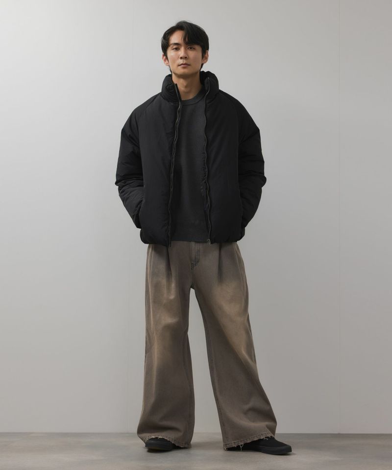 URBAN COLLECTION  ナイロンワッシャー ノンキルト中綿ブルゾン メンズ商品画像-13