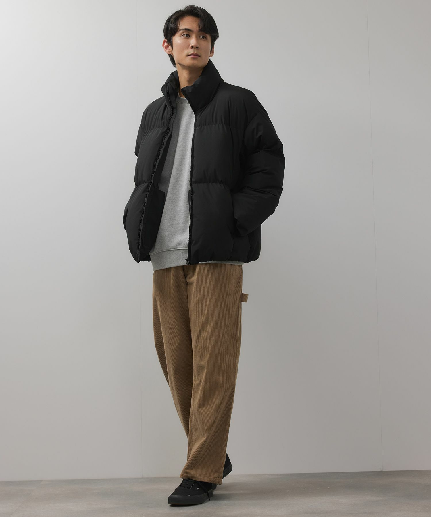 NAVY  オールウェザー 100D中綿ボリュームブルゾン メンズ商品サムネイル-10