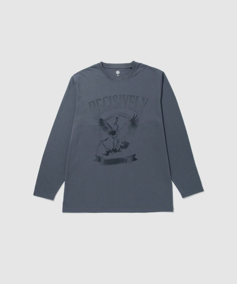 T-GRAPHICS  ビッグプリント長袖Tシャツ メンズ商品画像-4