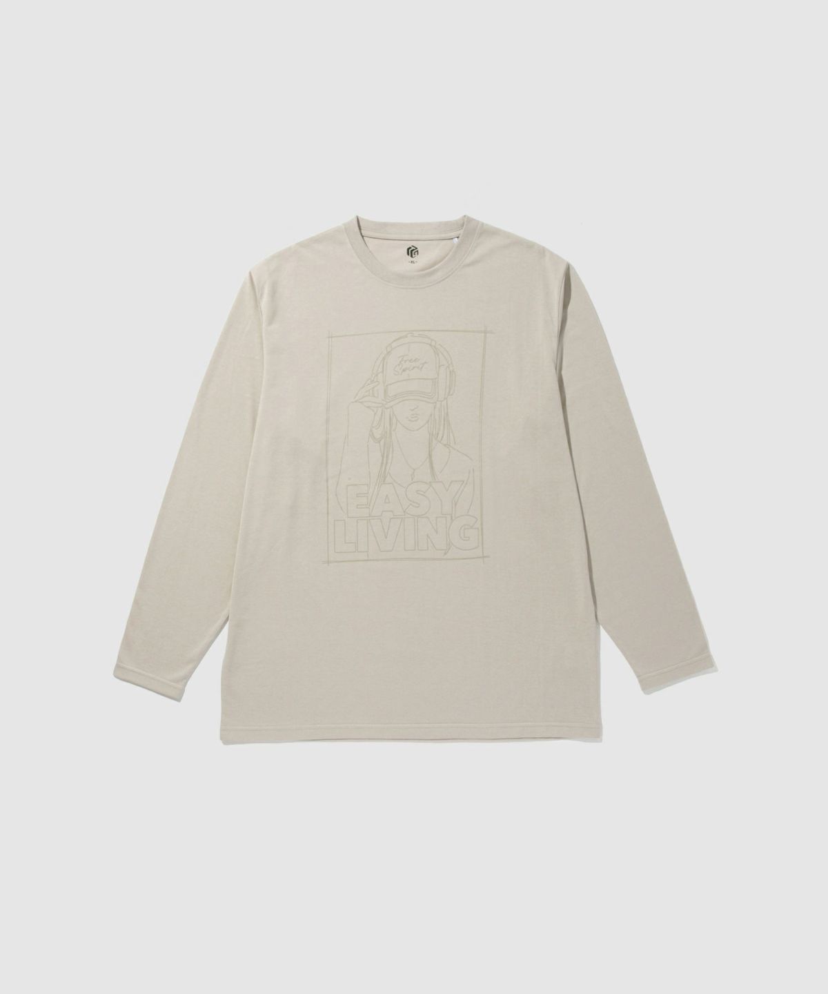 T-GRAPHICS ビッグプリント長袖Tシャツ メンズ