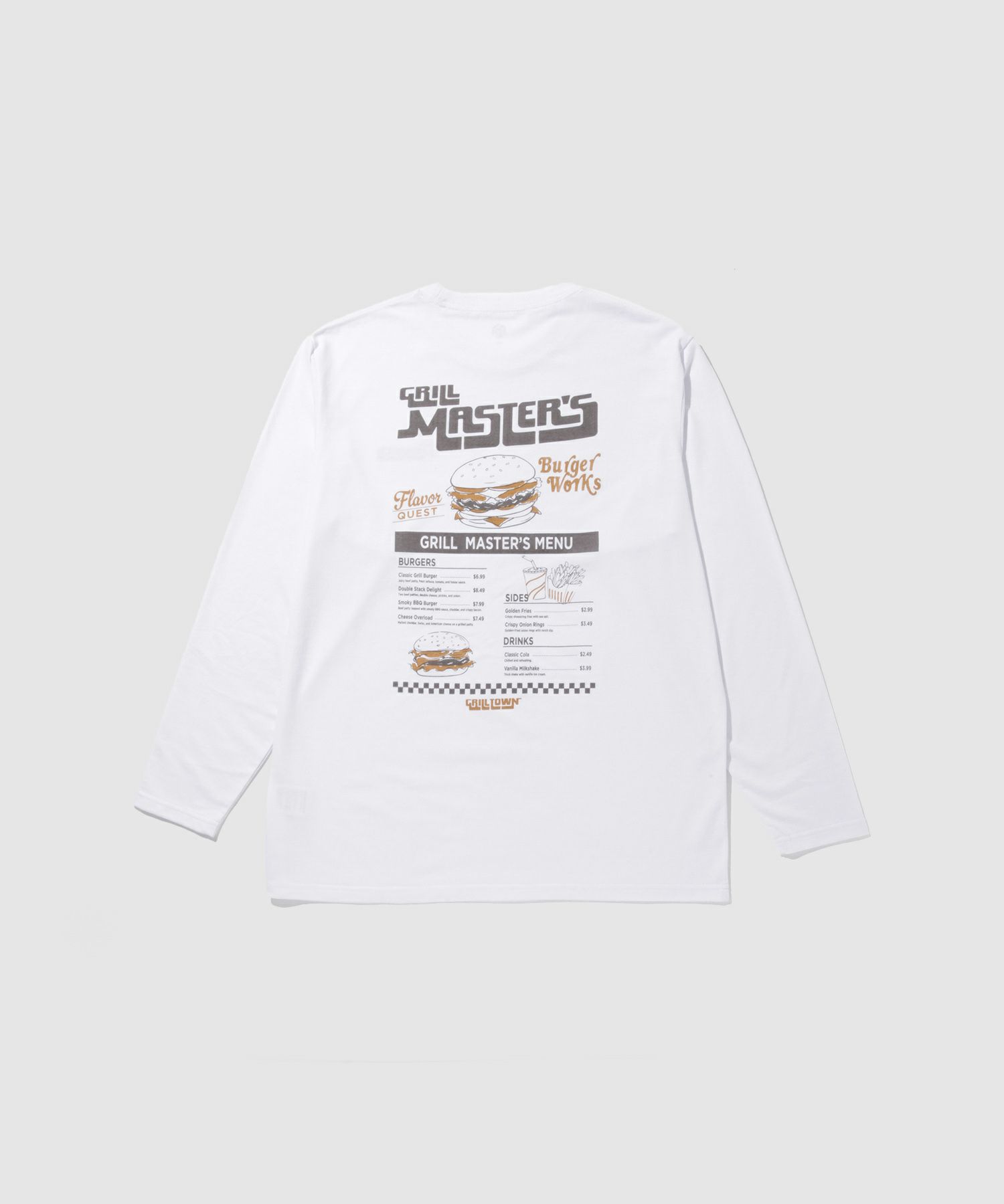 T-GRAPHICS  フードメニュー長袖Tシャツ メンズ商品サムネイル-1