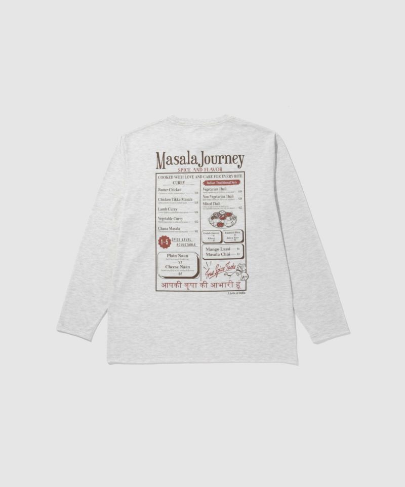 T-GRAPHICS  フードメニュー長袖Tシャツ メンズ商品画像-2