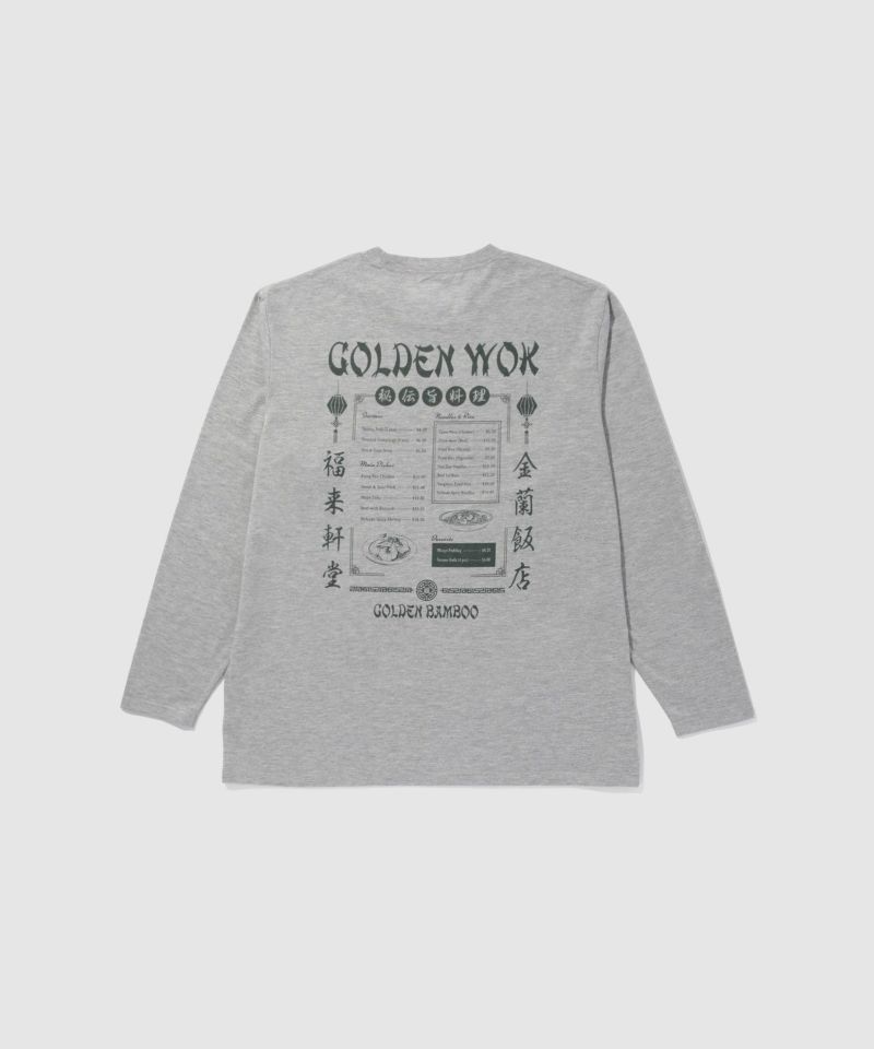 T-GRAPHICS フードメニュー長袖Tシャツ メンズ商品画像-3