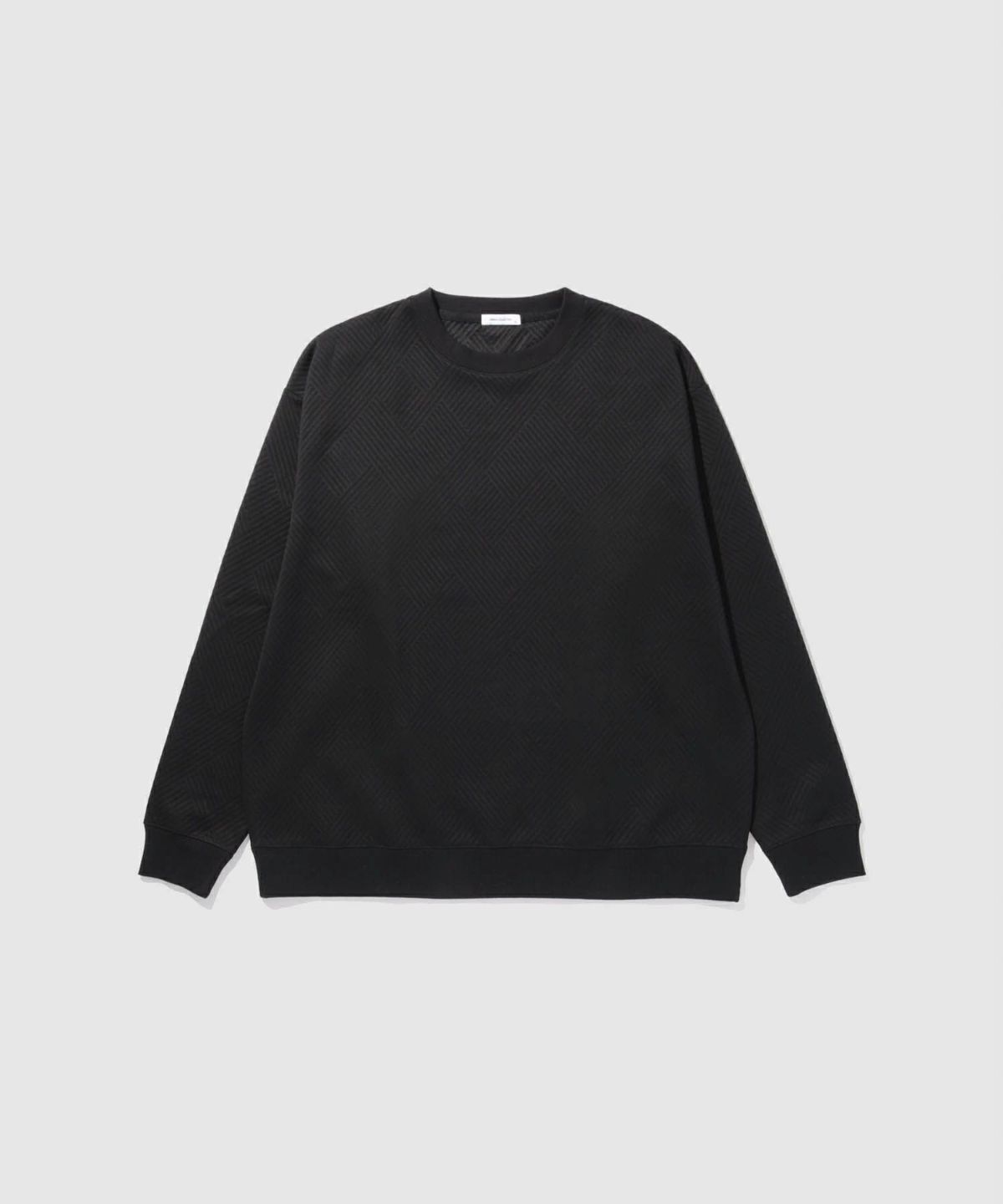 URBAN COLLECTION ふくれジャガード クルーネックスウェット メンズ