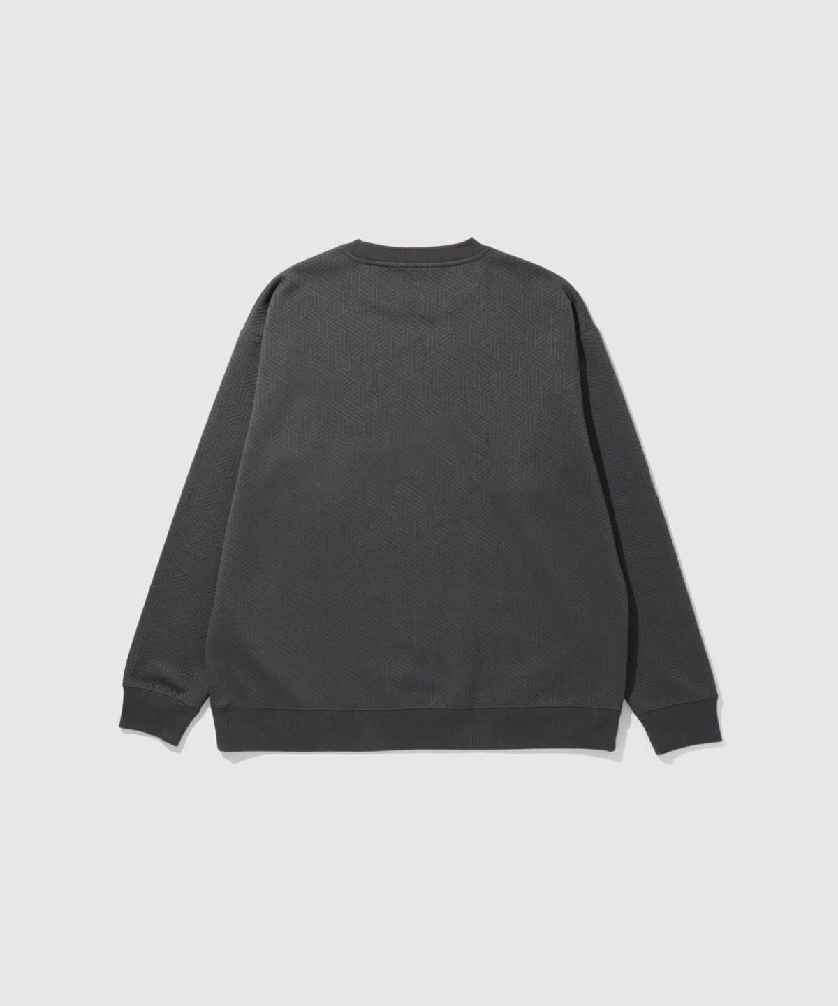 URBAN COLLECTION ふくれジャガード クルーネックスウェット メンズ