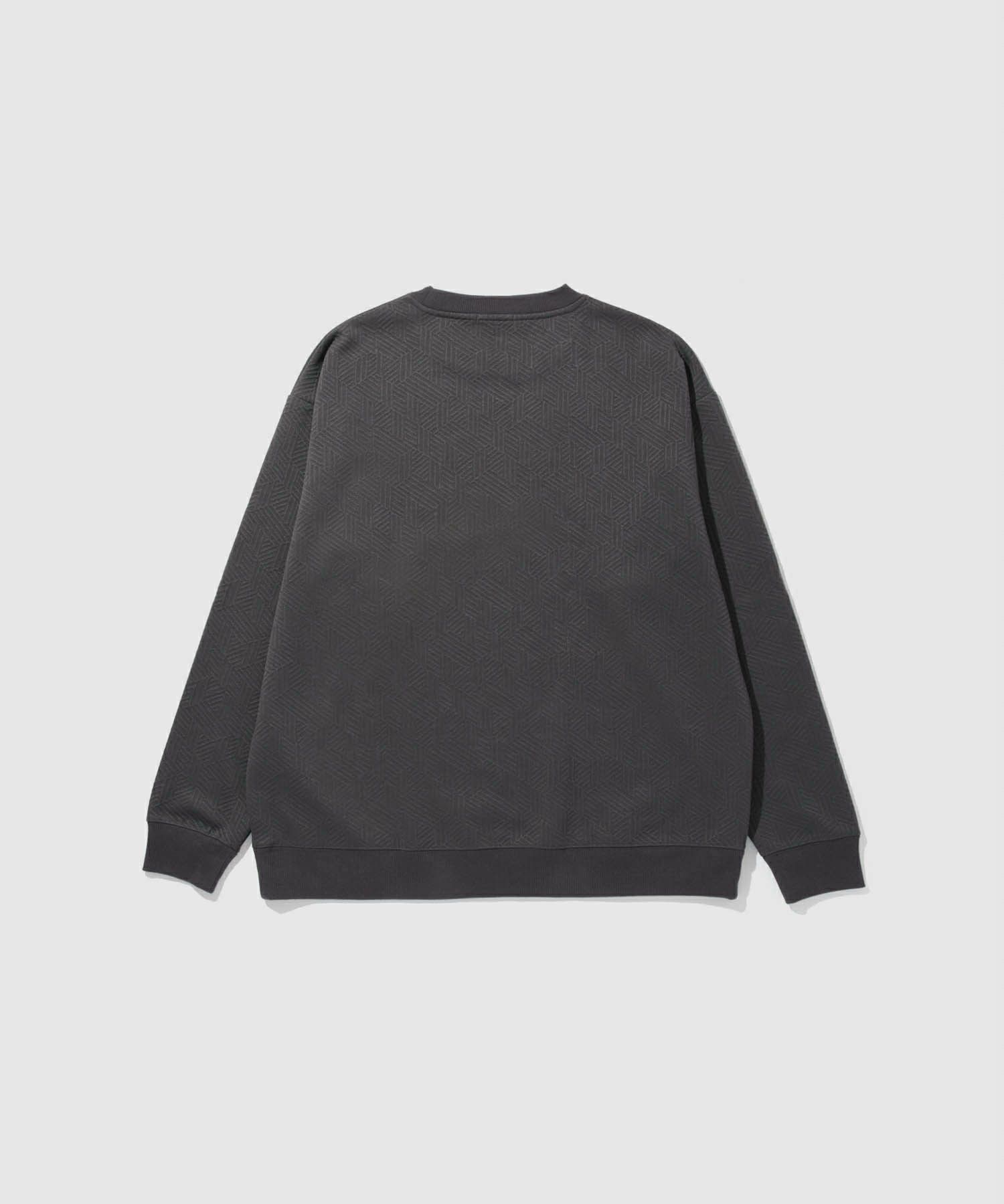 URBAN COLLECTION ふくれジャガード クルーネックスウェット メンズ