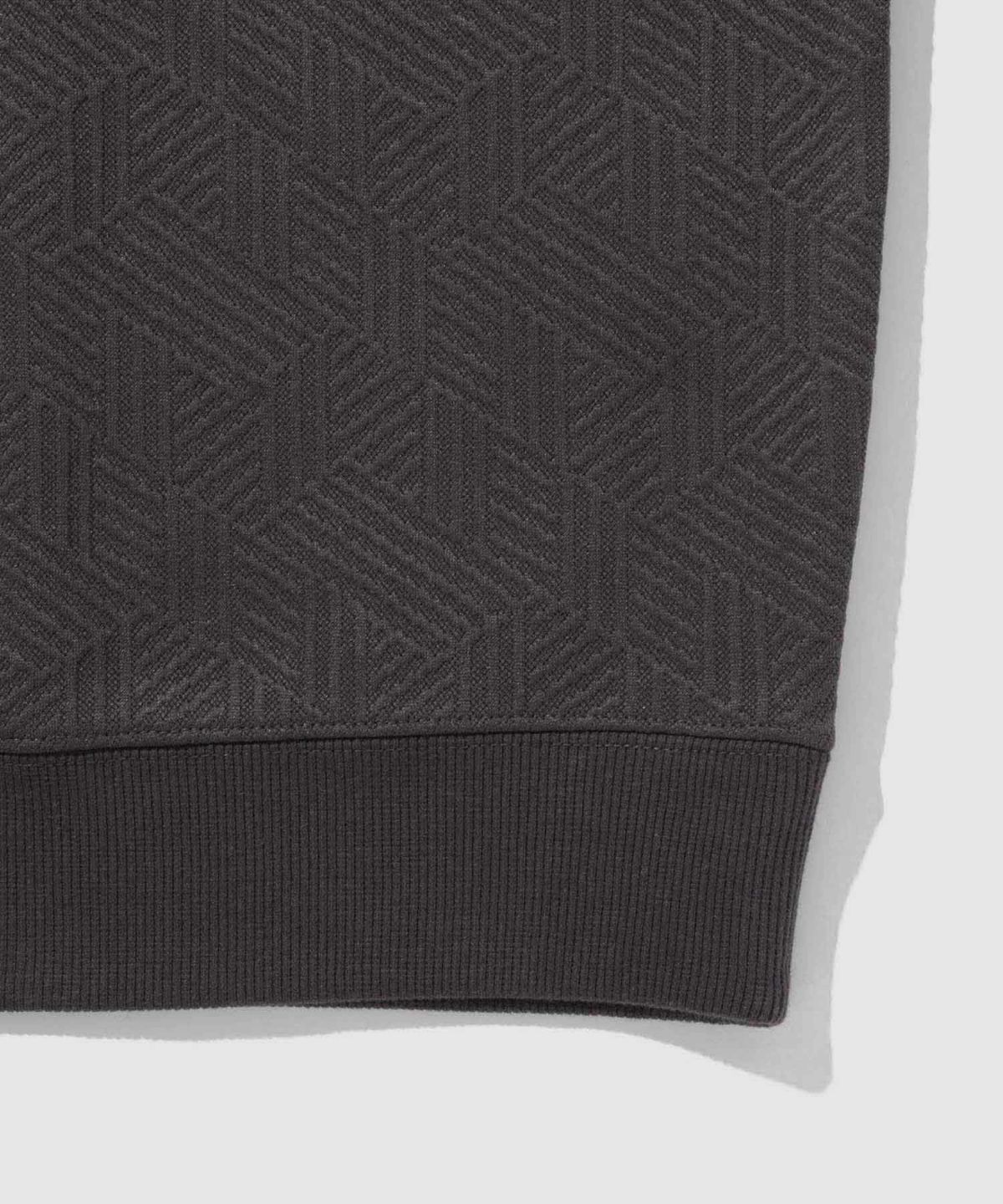 URBAN COLLECTION ふくれジャガード クルーネックスウェット メンズ