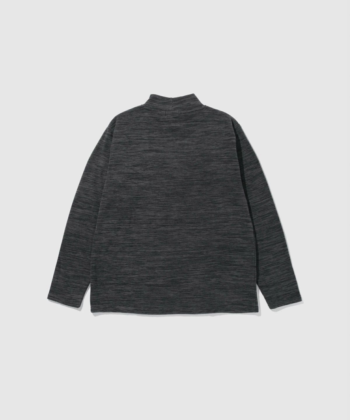 FIRST DOWN カチオンフリース モックネック長袖Tシャツ メンズ