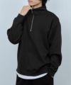 URBAN COLLECTION  ふくれジャガード ハーフジップスウェット メンズ商品サムネイル-1