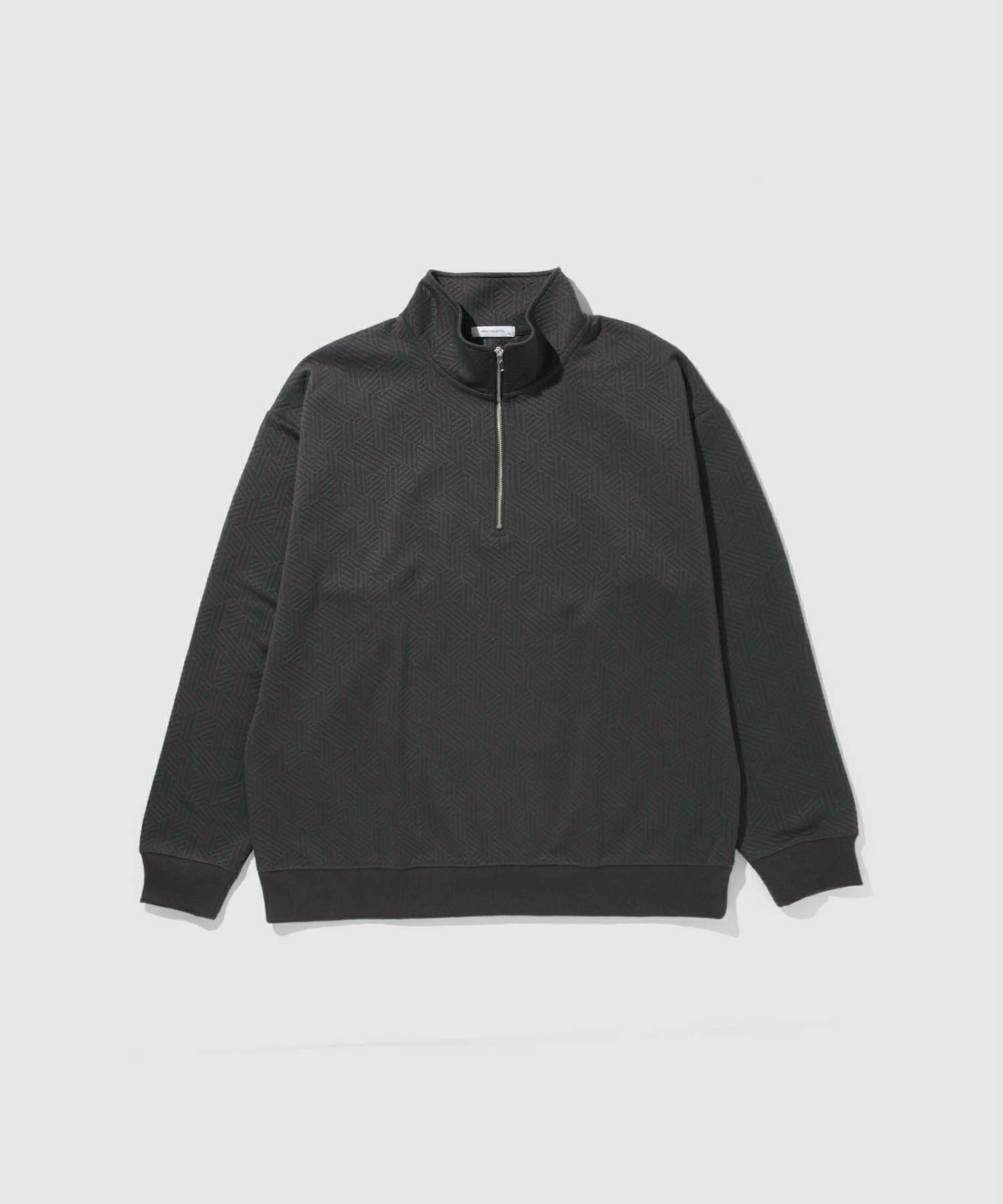 URBAN COLLECTION  ふくれジャガード ハーフジップスウェット メンズ商品サムネイル-21