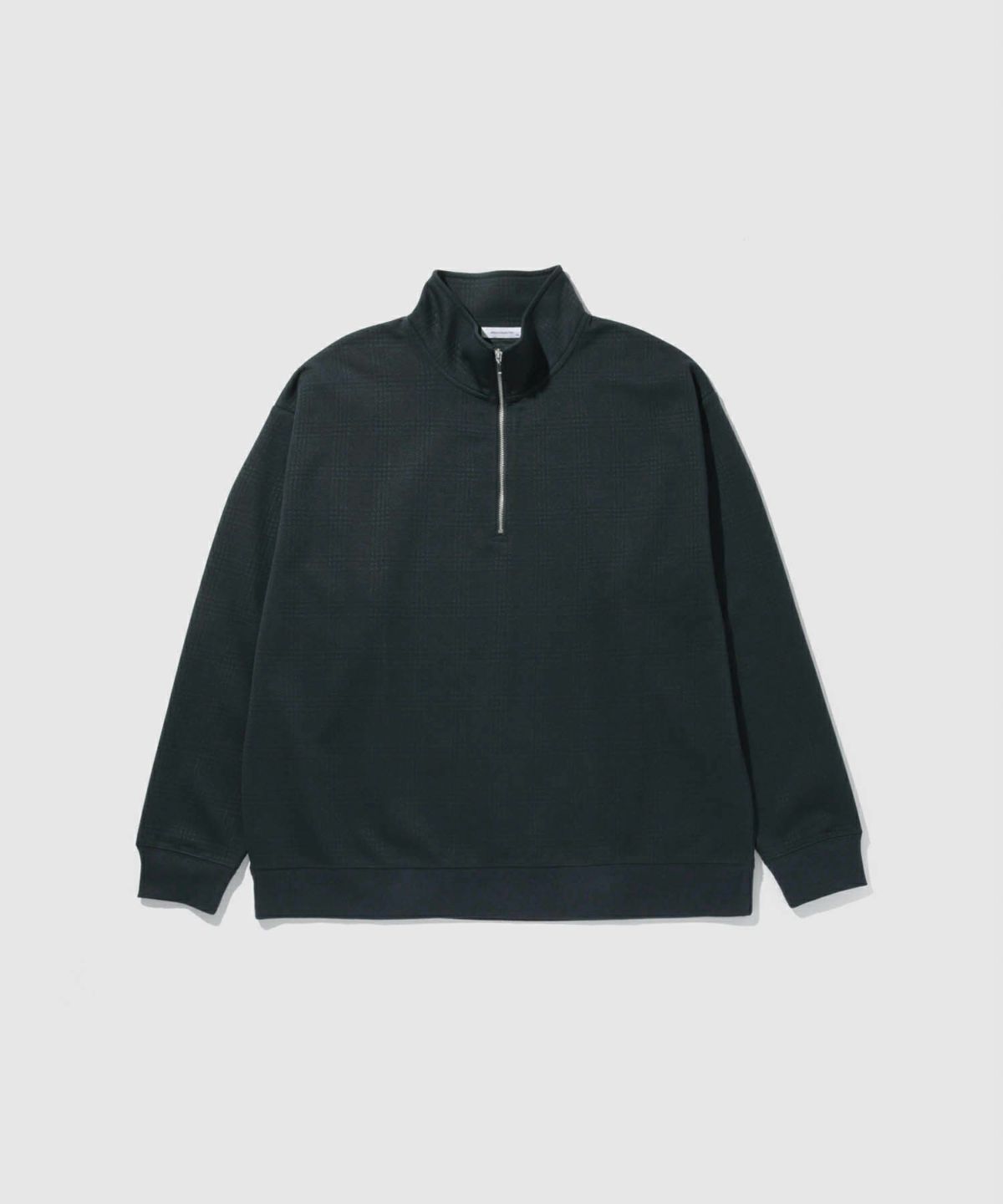 URBAN COLLECTION ふくれジャガード ハーフジップスウェット メンズ