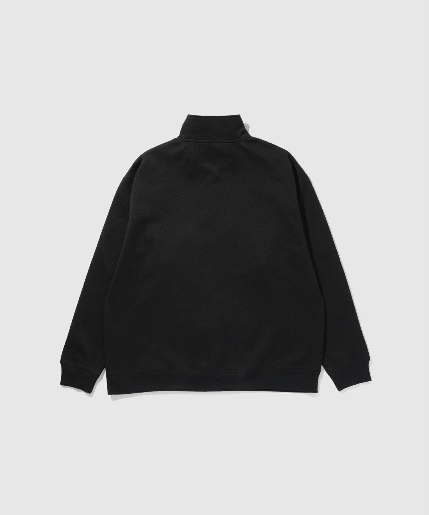 URBAN COLLECTION  ふくれジャガード ハーフジップスウェット メンズ商品サムネイル-23