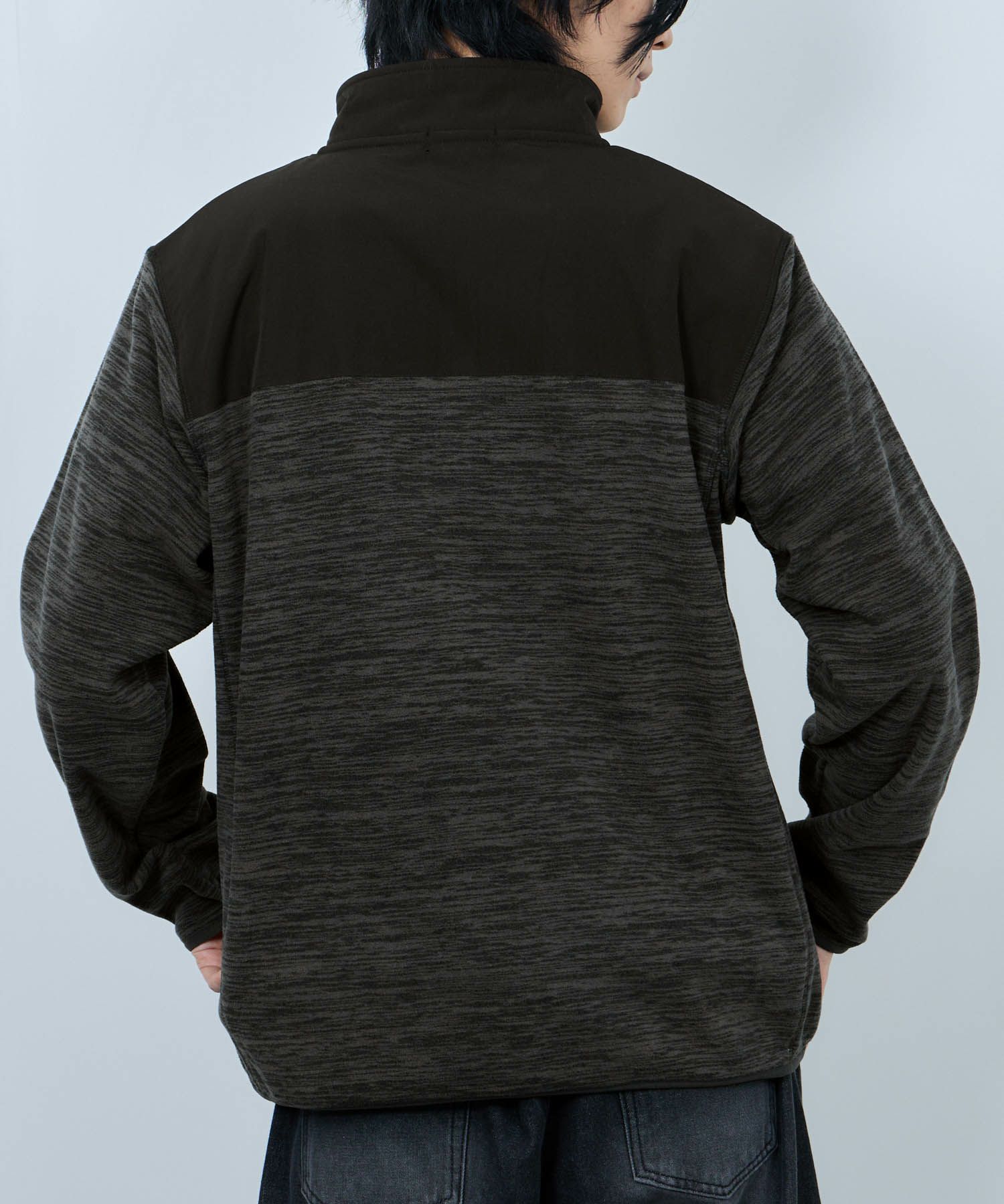 FIRST DOWN  カチオンフリース スタンドフルジップブルゾン メンズ商品サムネイル-8