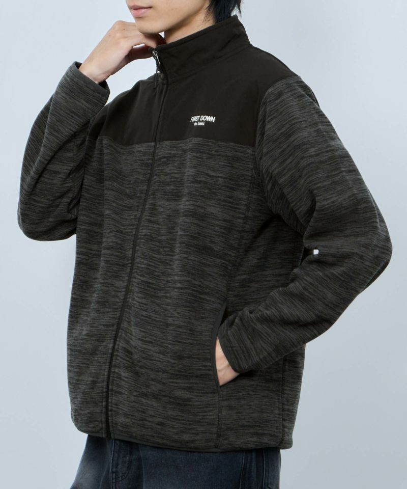 FIRST DOWN  カチオンフリース スタンドフルジップブルゾン メンズ商品画像-9