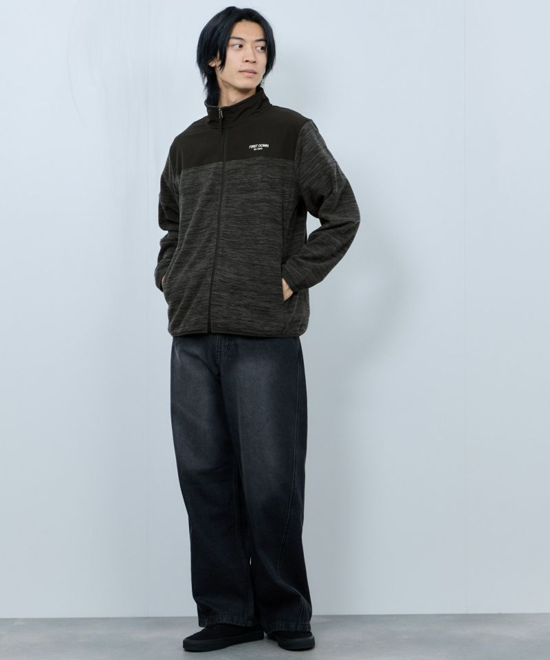 FIRST DOWN  カチオンフリース スタンドフルジップブルゾン メンズ商品画像-10