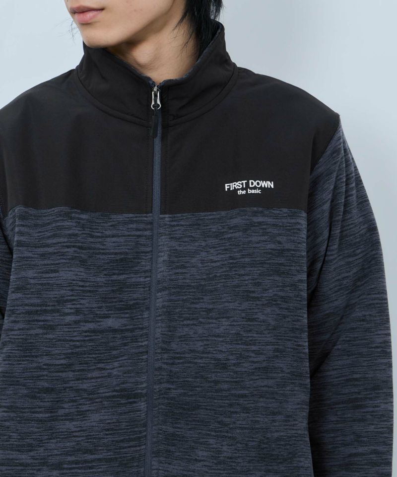 FIRST DOWN カチオンフリース スタンドフルジップブルゾン メンズ商品画像-11