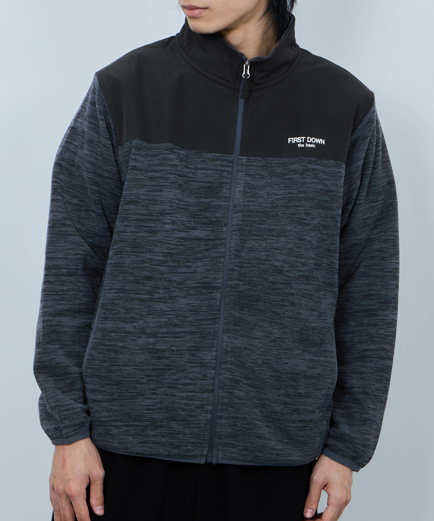 FIRST DOWN  カチオンフリース スタンドフルジップブルゾン メンズ商品サムネイル-12