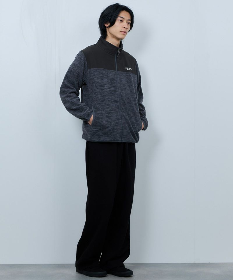 FIRST DOWN カチオンフリース スタンドフルジップブルゾン メンズ商品画像-13