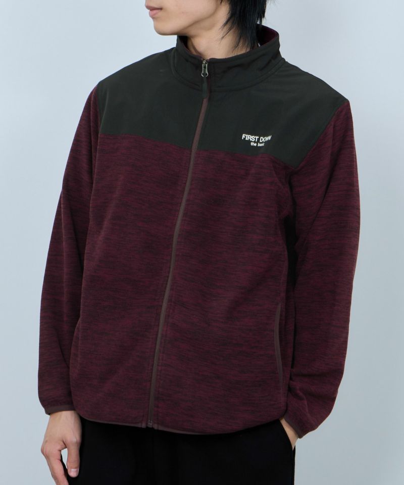 FIRST DOWN カチオンフリース スタンドフルジップブルゾン メンズ商品画像-14