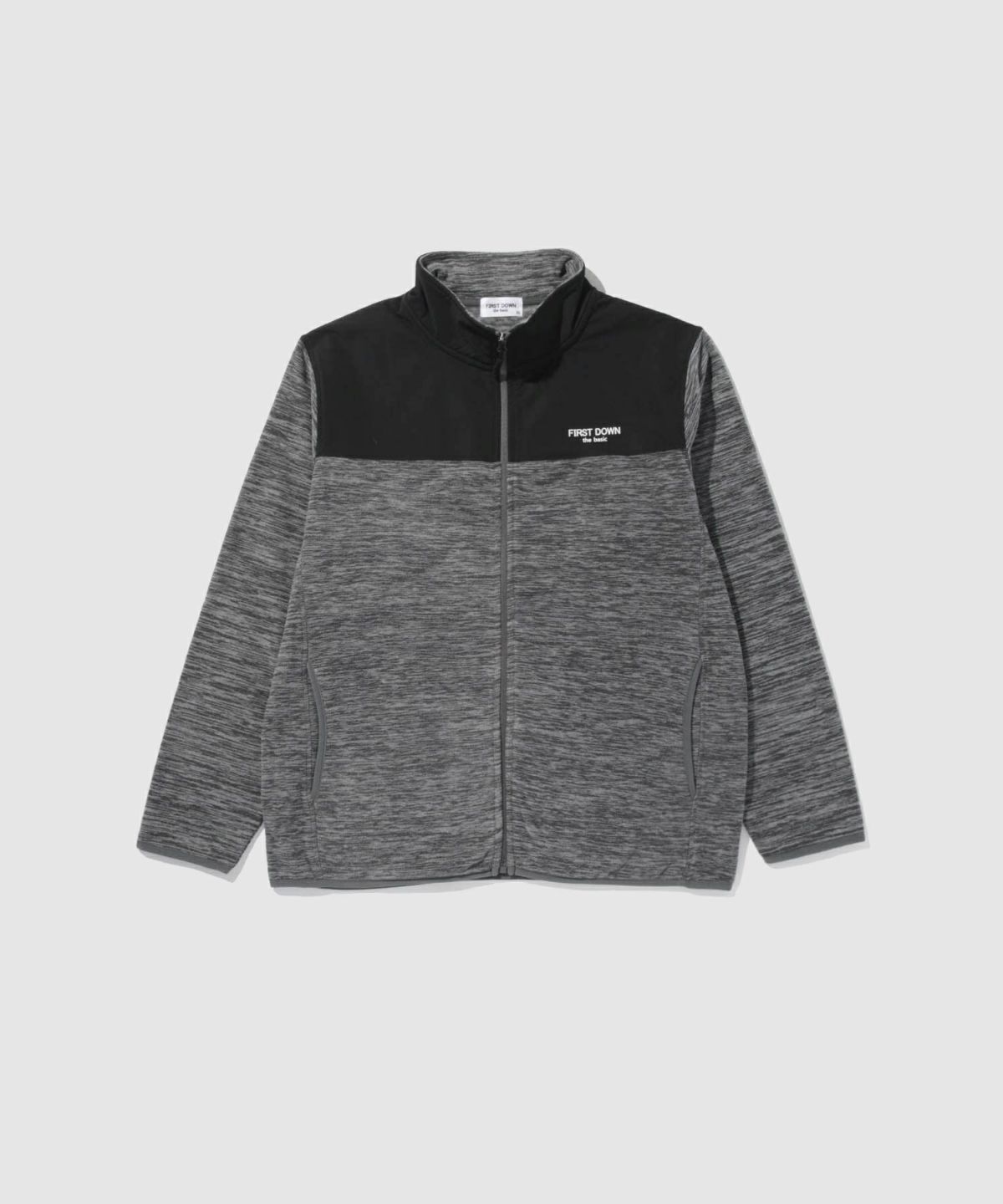 FIRST DOWN カチオンフリース スタンドフルジップブルゾン メンズ