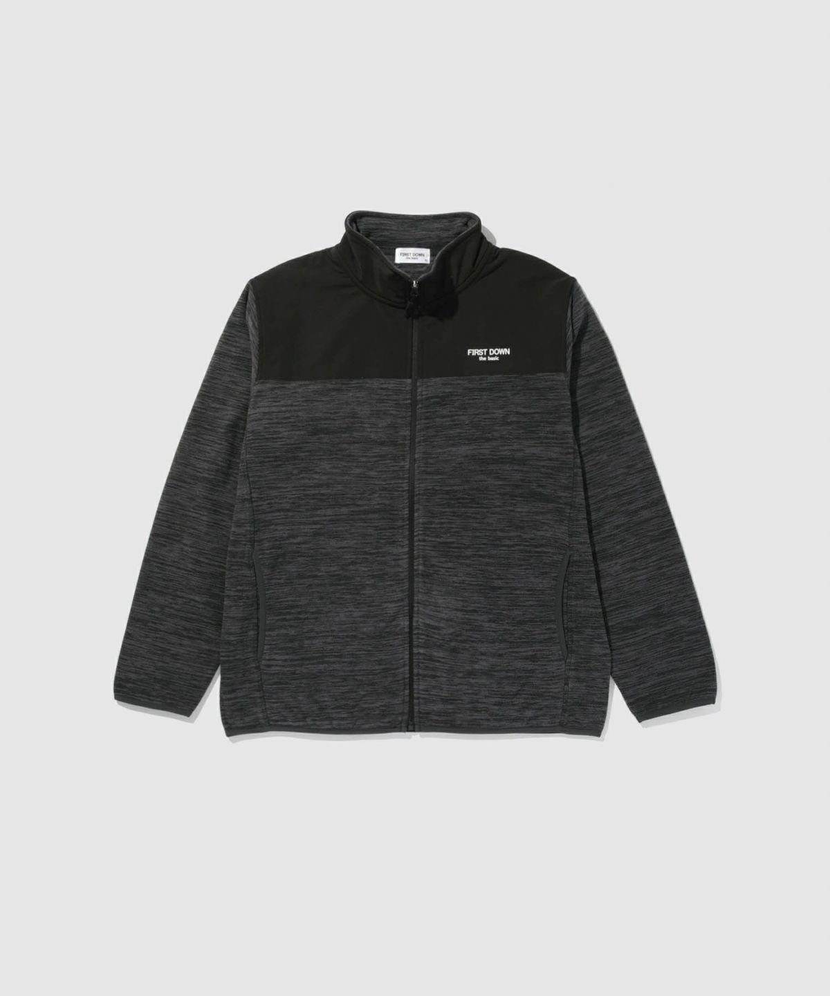 FIRST DOWN カチオンフリース スタンドフルジップブルゾン メンズ