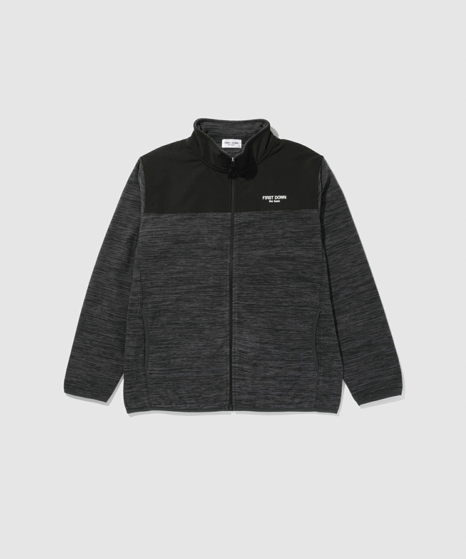 FIRST DOWN カチオンフリース スタンドフルジップブルゾン メンズ