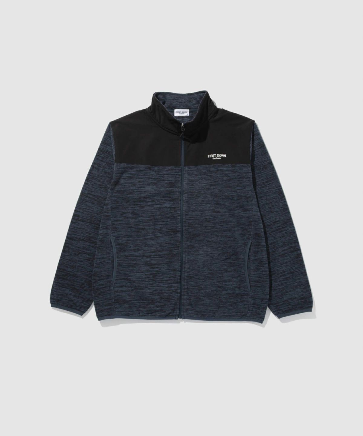 FIRST DOWN カチオンフリース スタンドフルジップブルゾン メンズ